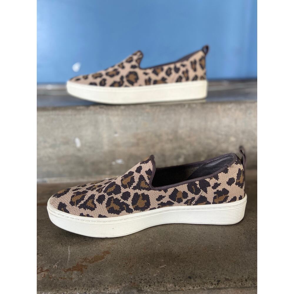 Sofft animal print knit upper slip on sneaker- Somers - Picture 3 of 10